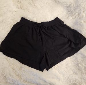 Gilly Hicks Ribbed Flutter Shorts